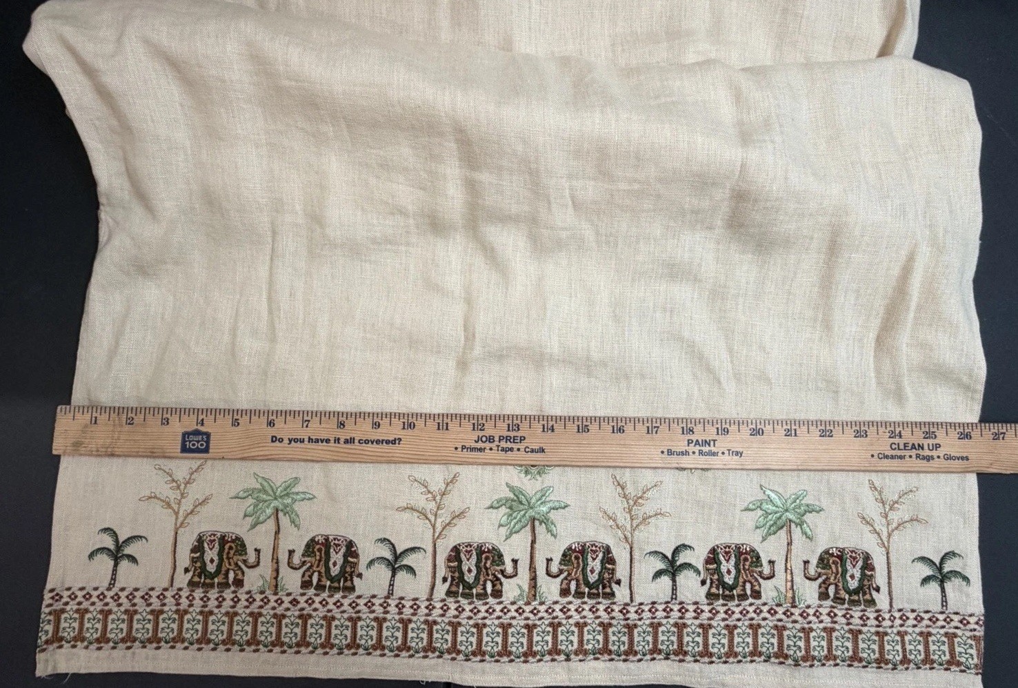 VTG Plaza South 100% Linen Maxi Dress & Sleeve Jacket Embroidered Womans 18W