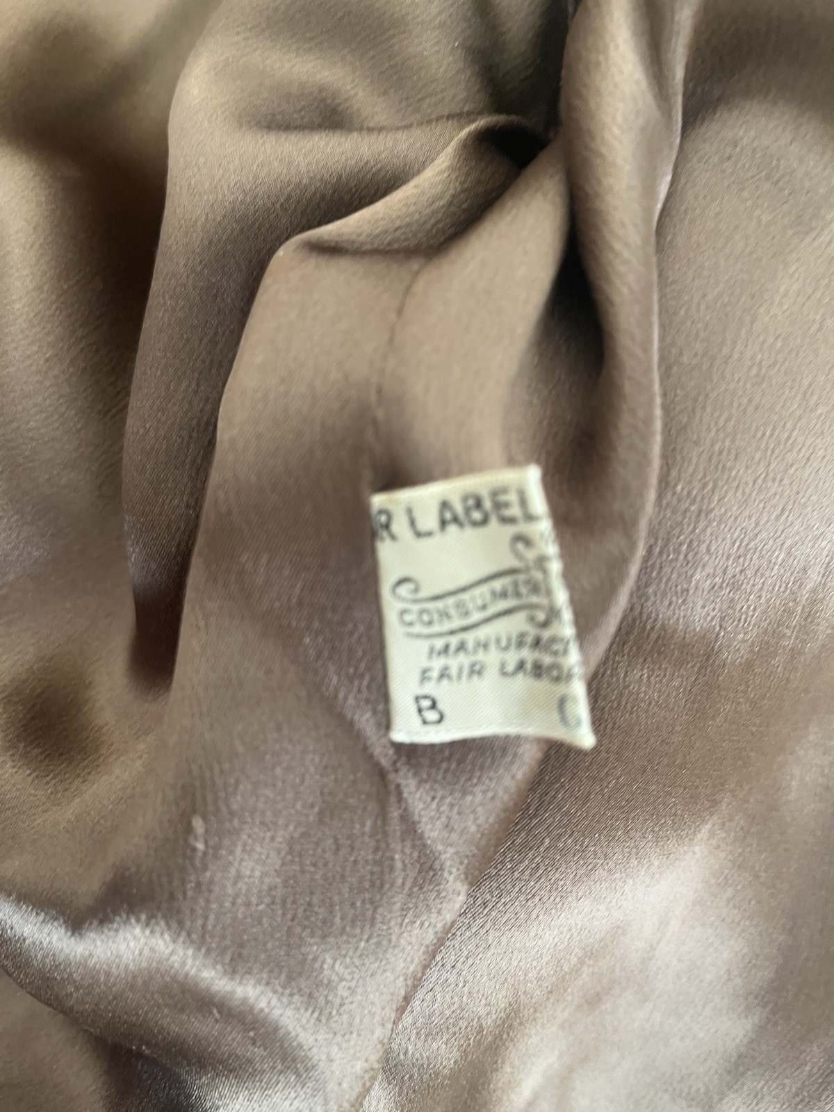 One of a kind Frank R. Gelleff Brown genuine fur