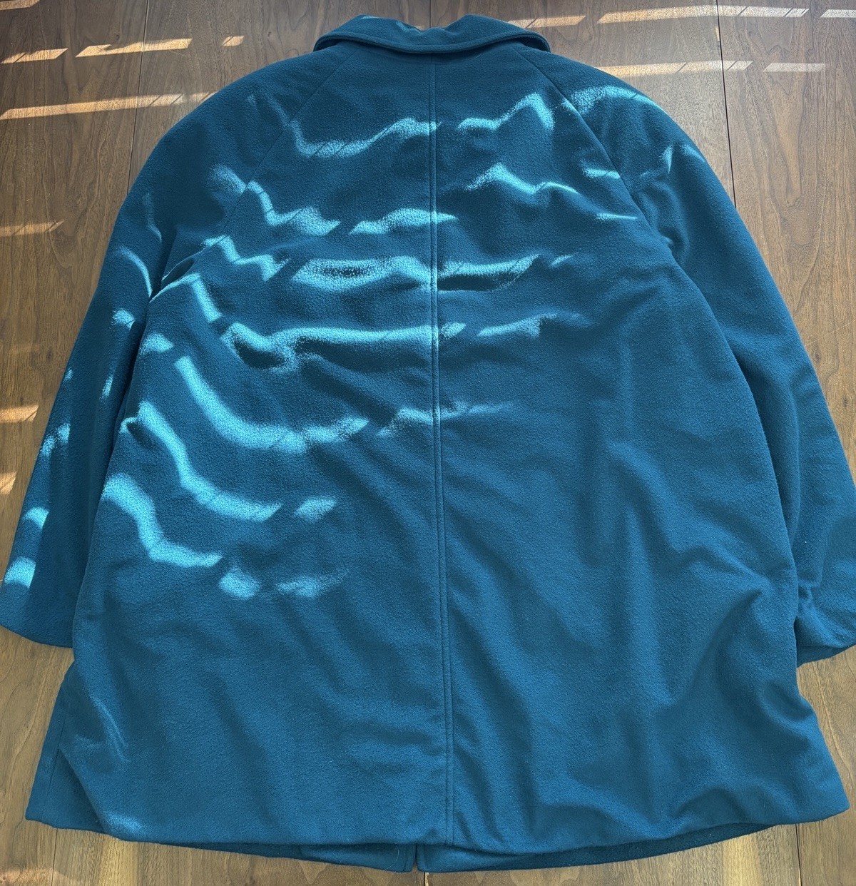 Vintage 60’s Wellington Plus Size Teal Coat Women’s Union Made