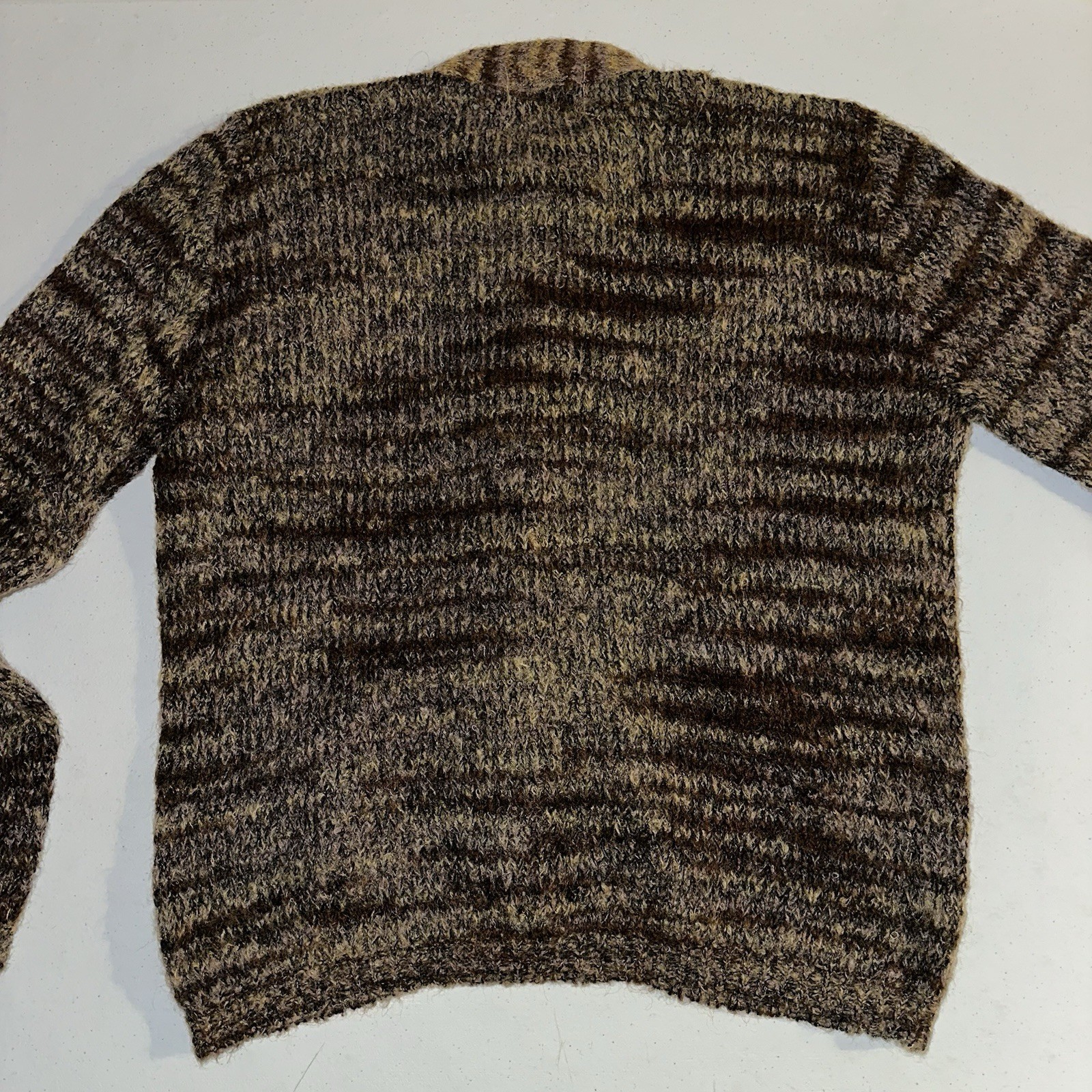 Vintage 1960s Ivyline Boepple Sportswear NYC Mohair Wool 50/50 Cardigan Fits Med