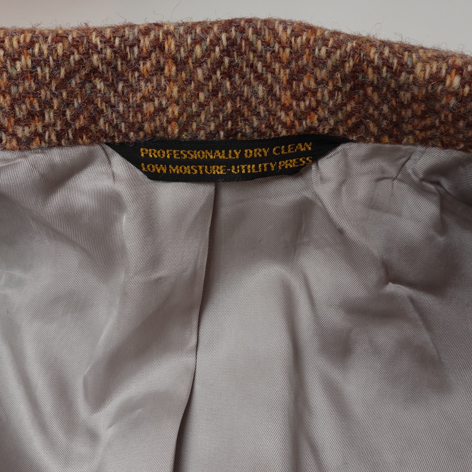 Harris Tweed Blazer Land’s End Charter Collection Herringbone Wool Jacket 42 R