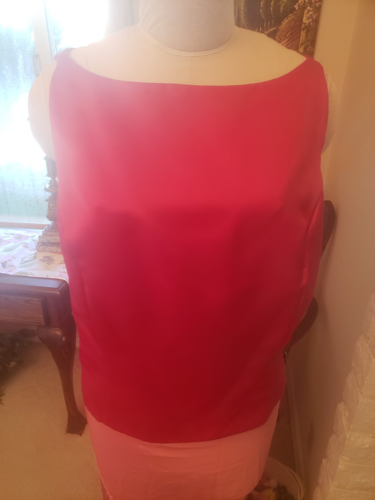 Jessica McClintock top Vintage Hot Pink Bridal Prom Party Barbie Size 20