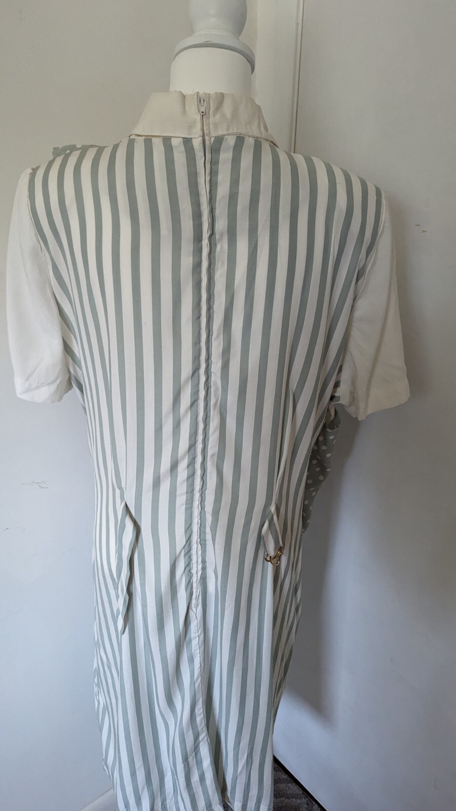 Vintage Style 1940’s Retro Housewife Wartime Dress Cotton Halloween Costume 18