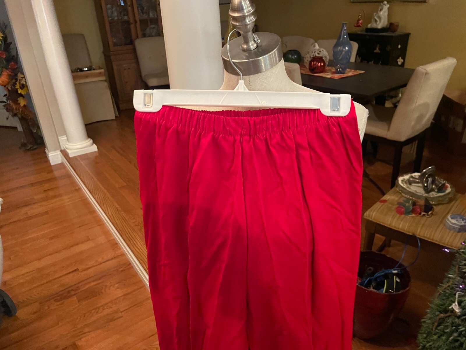 Vintage Michael Blake 2 Piece Suit sz 10 Red pant suit 80s 90s Shoulder Pads
