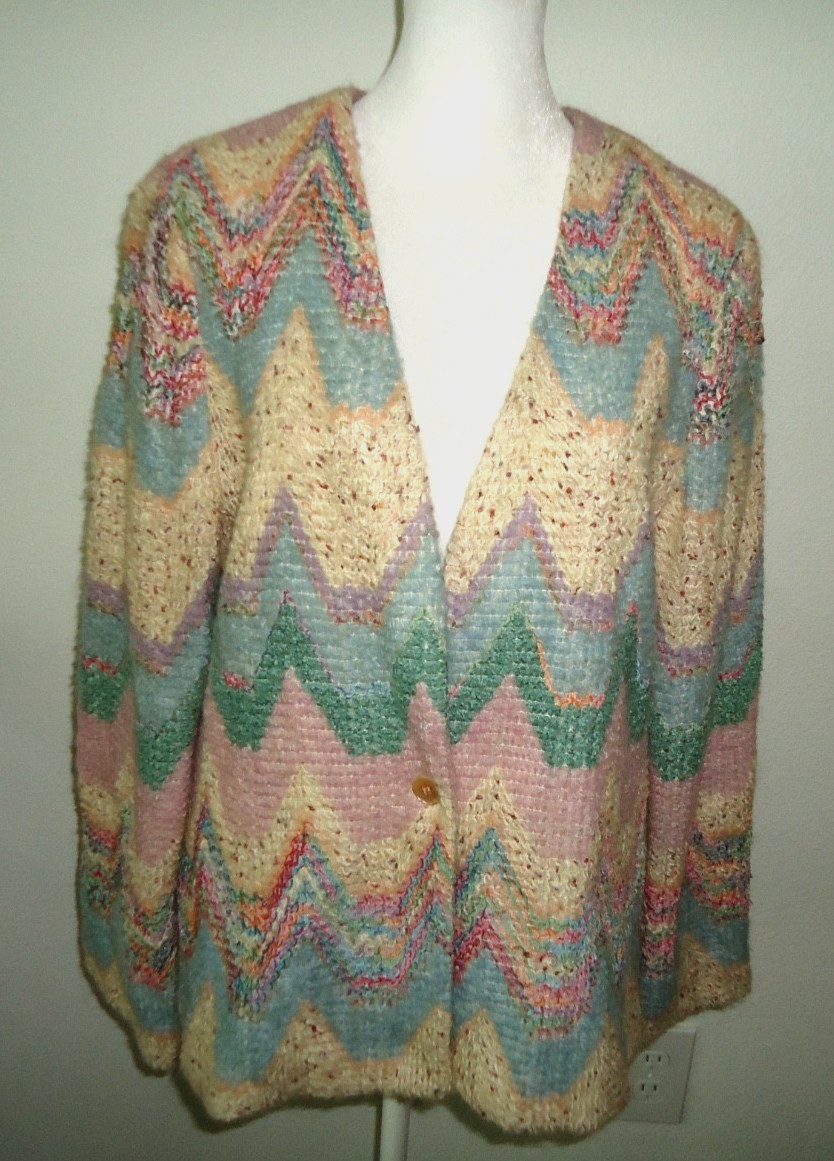 Vintage 70s Devon Women’s Blazer Rayon/Mohair Blend Size 14