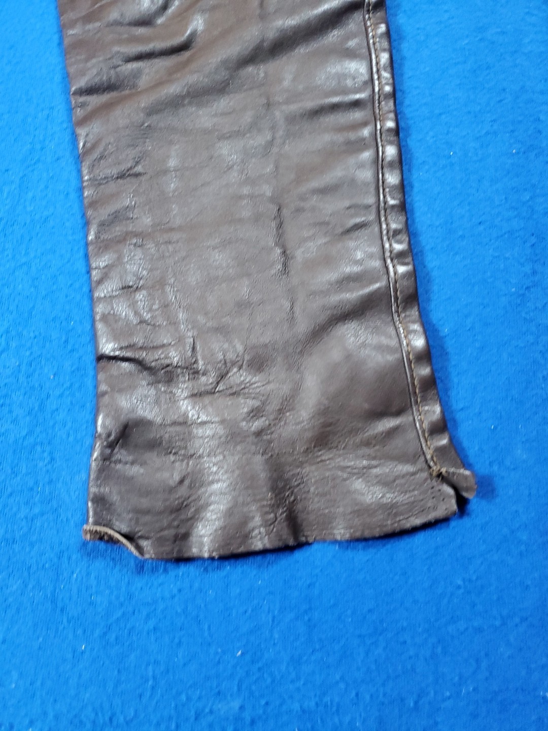 Vintage Brooks Leather Sportswear Pants Size 28 Biker Riding Racing Made USA