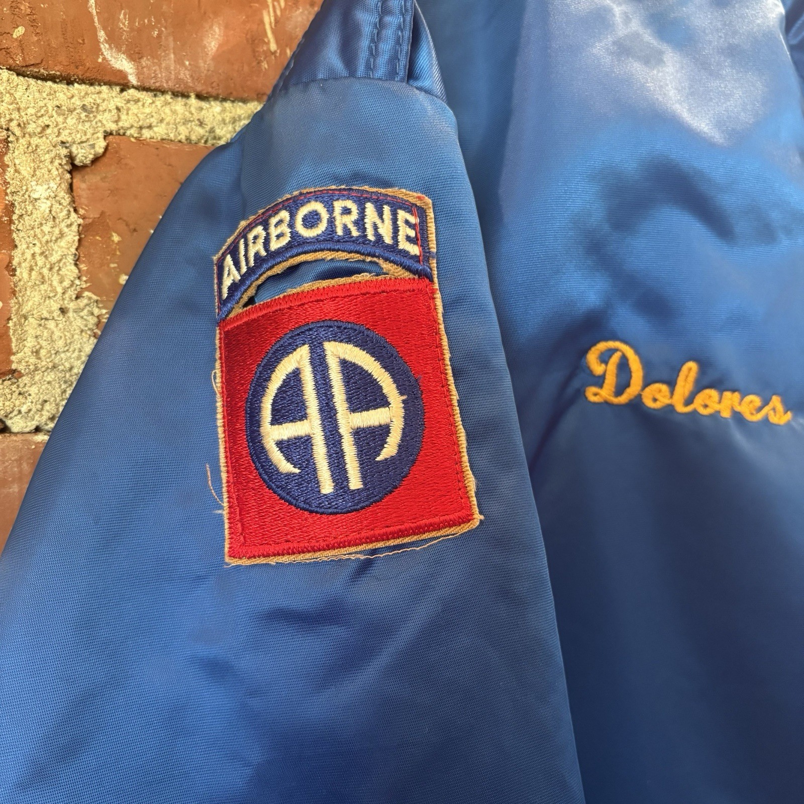 Blue Airborne Bomber Jacket, So Cal, All Thr Way Listos
