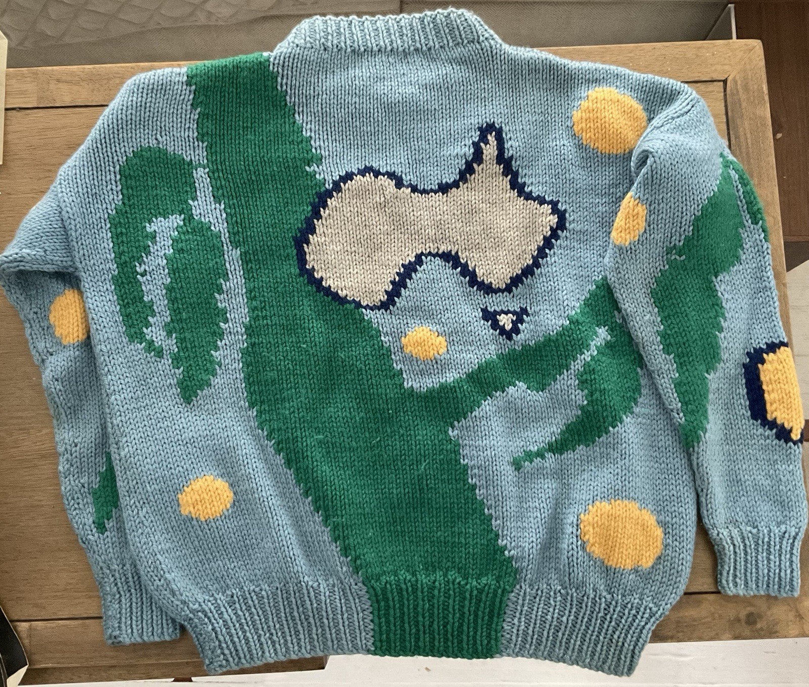 Early 1980s Jenny Kee Blinky Koala Jumper Flamingo Park Australia-Princess Diana