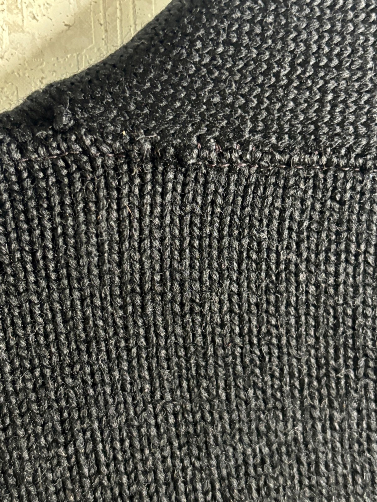 VTG 50’S HIGH SCHOOL LETTERMAN BLACK WOOL CARDIGAN SWEATER PEP CLUB BAND*W-S