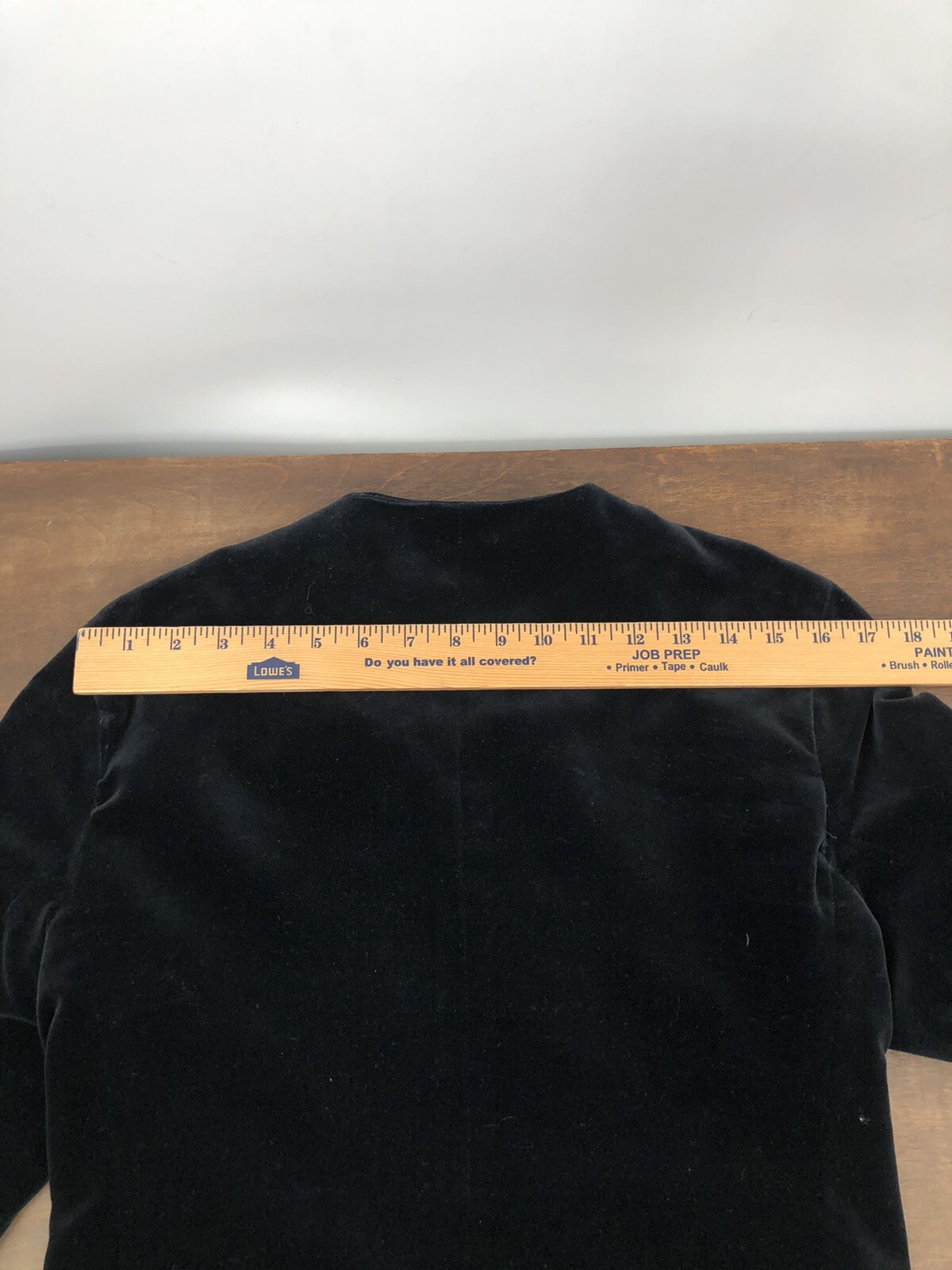 Vintage Carroll Reed Women’s Black Cotton Velvet Blazer Jacket Size Medium