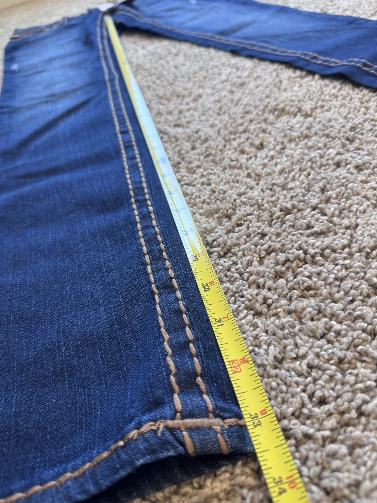 True Religion Women’s Billy Big T skinny Jeans 245030MBTE USA Y2K Vintage