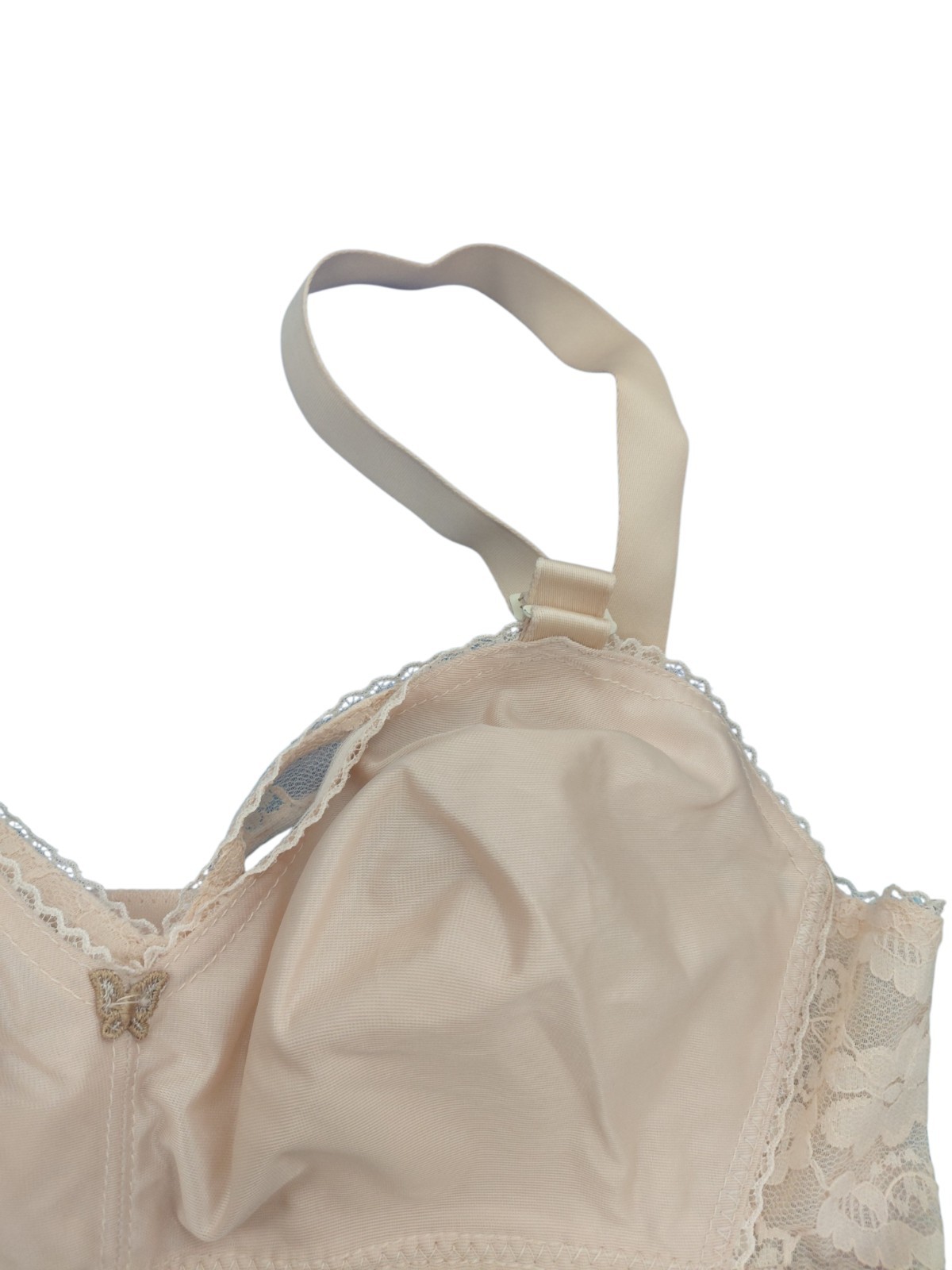 Vintage Lady Cameo Lingerie Bra Size 32EE