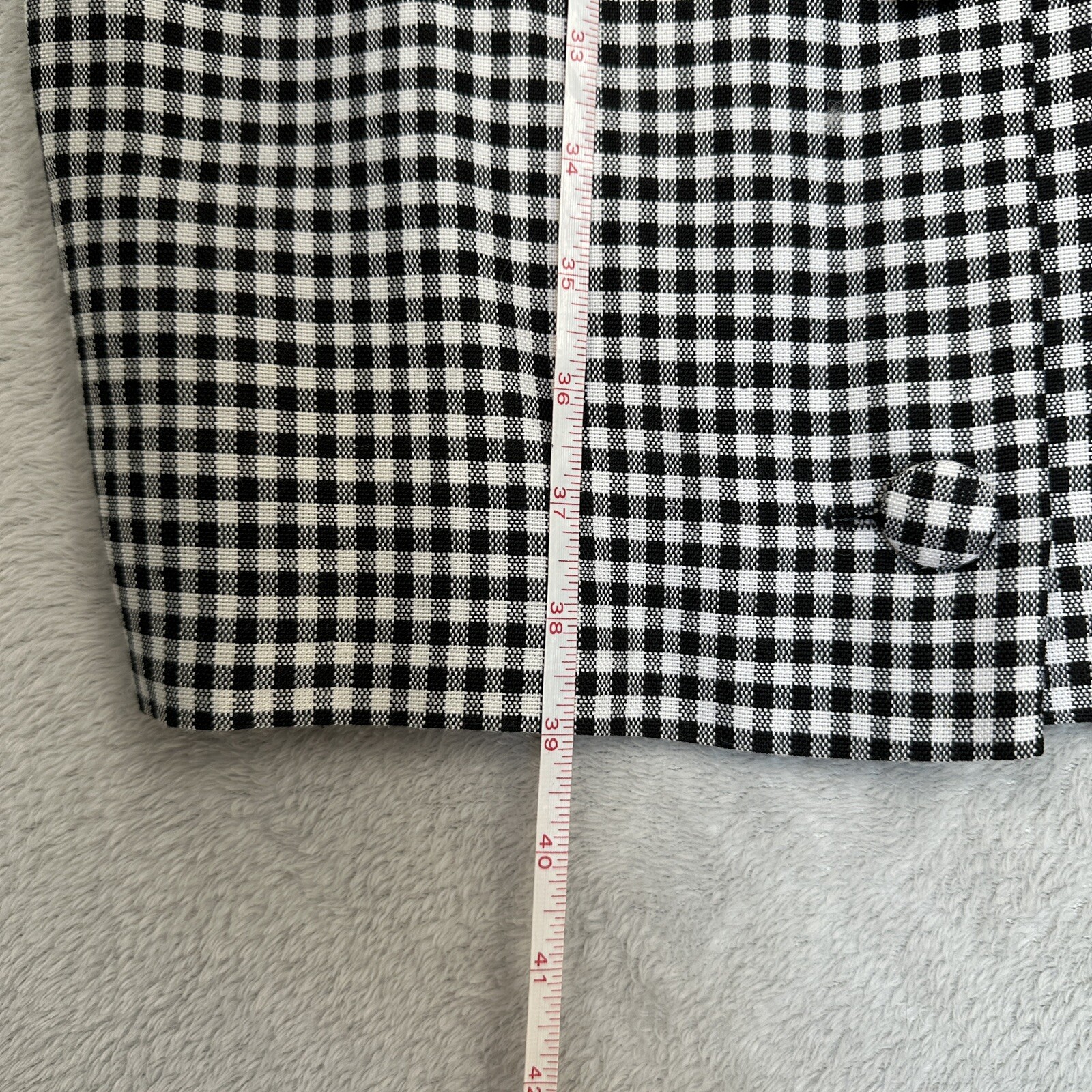 Vtg Gillian Dress 8 Gingham Sheath USA ILGWU Union 80s 90s Career Office Retro