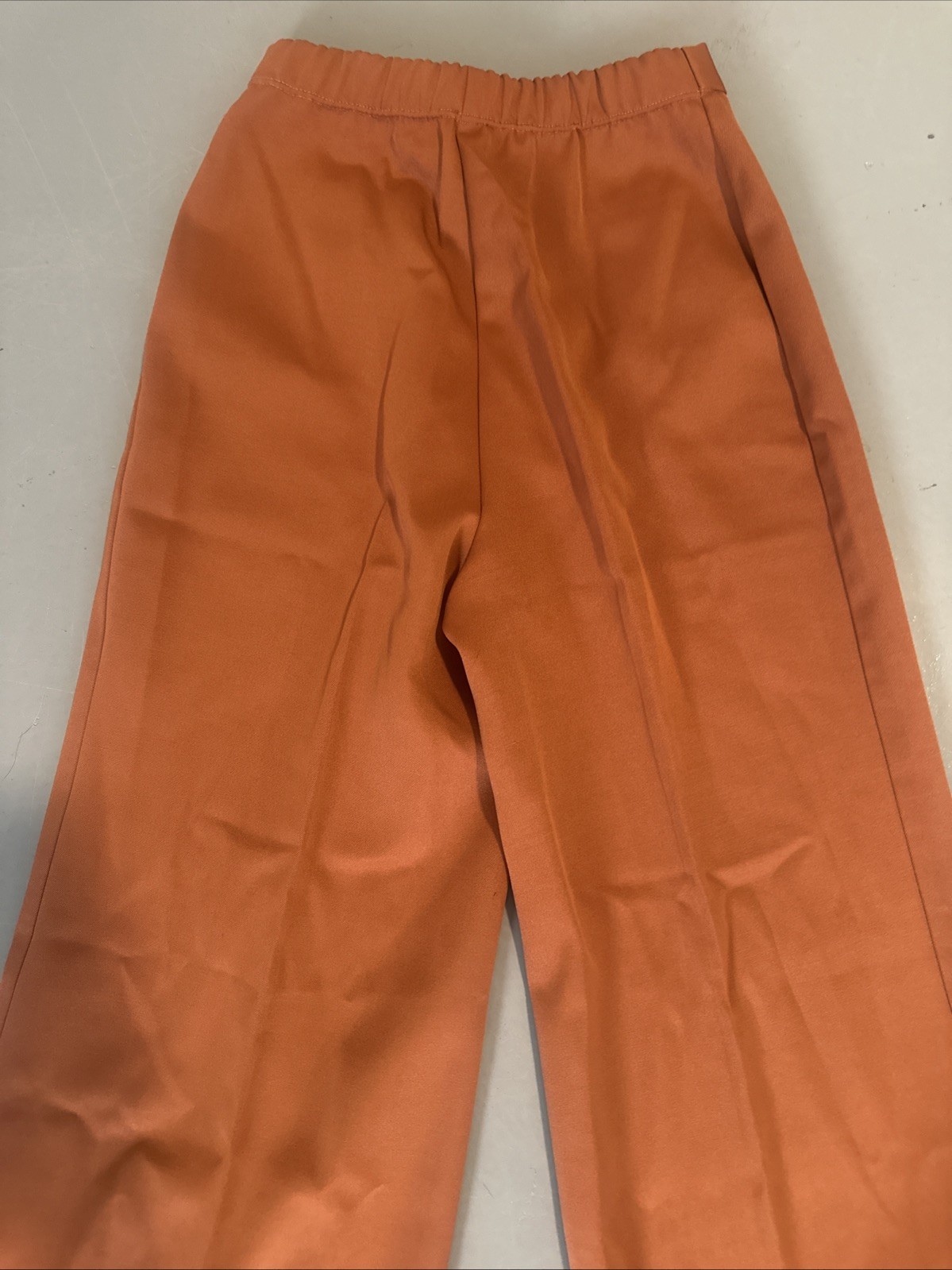 Vintage 60s Tami Original Burnt Orange Wide Leg Pants Sz small High waist Retro
