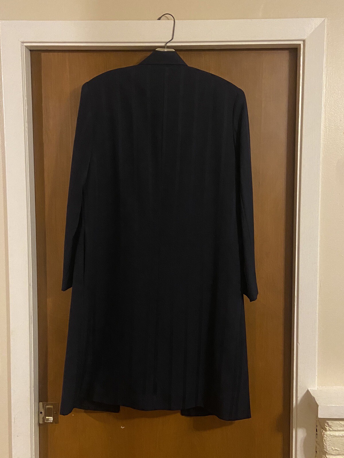 Vintage Chad Stevens Skirt Suit Women’s 14 Navy Career Retro USA Made NWT