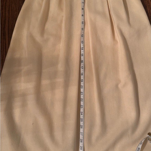 Vintage Norton McNaughton 100% Wool Cream A-Line Skirt