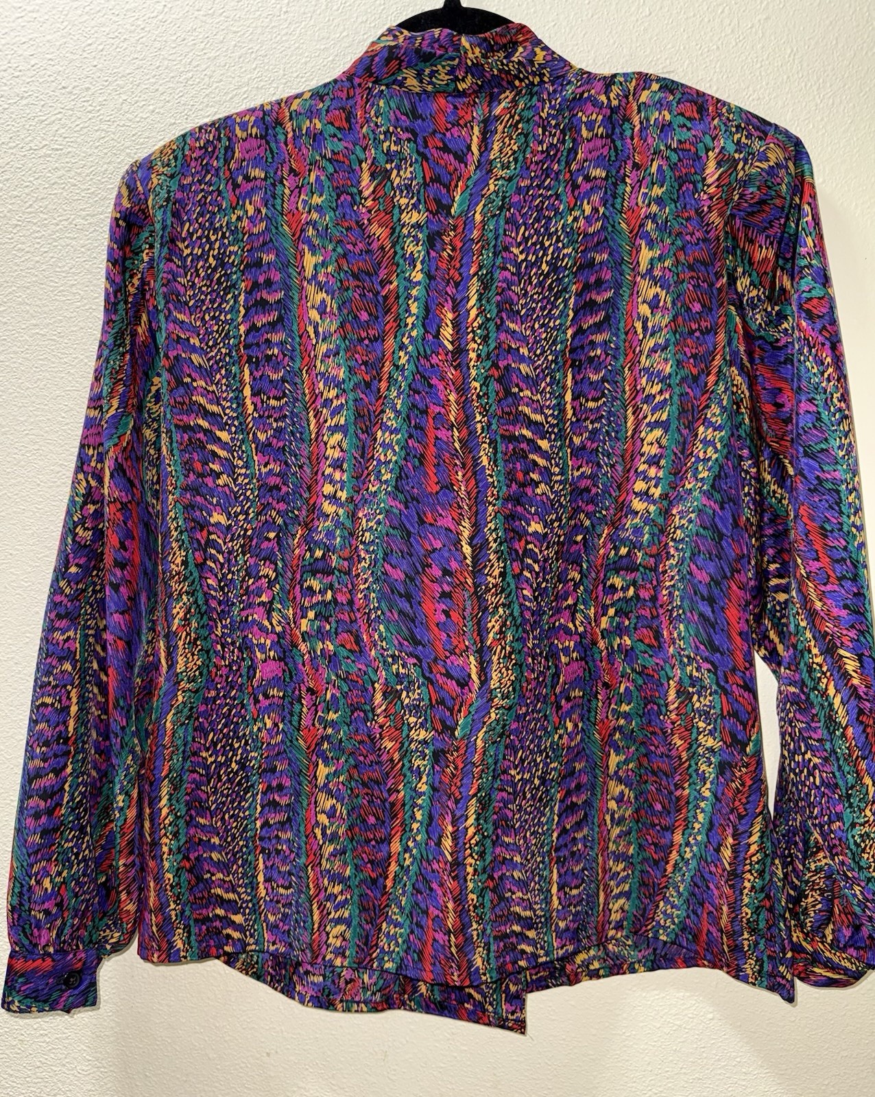 Impressions of California Vintage Sz 12 Blouse Long Sleeve