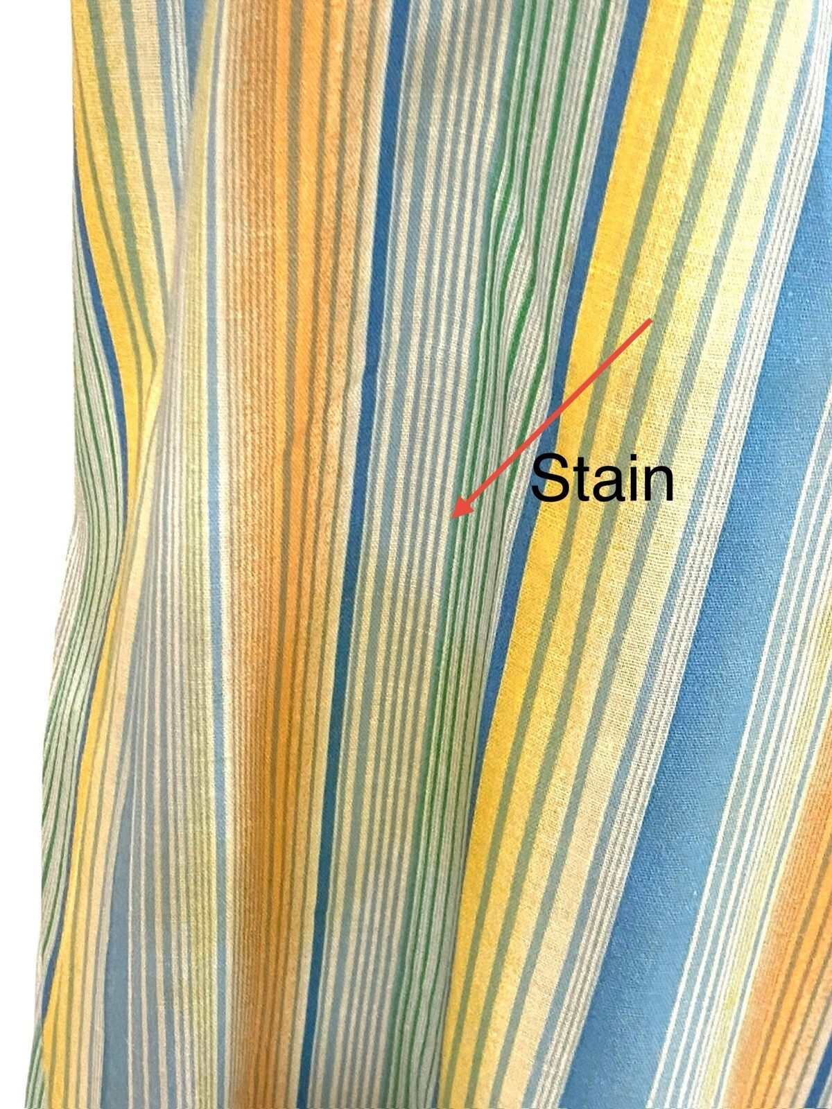 Vintage 70s Striped Mumu House Dress One Size Handmade Sleeveless