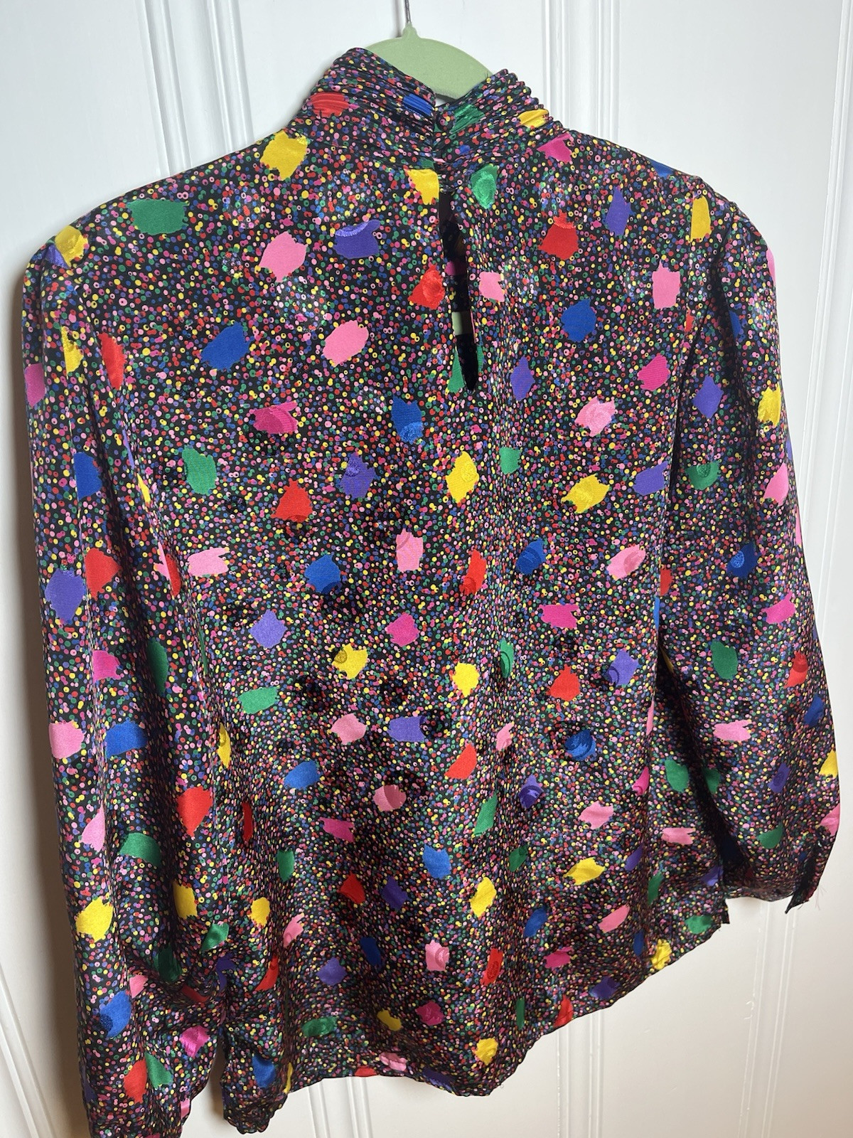 Vintage 80s 90s Women’s Shirt Blouse Impressions Of California Vibrant Colorful