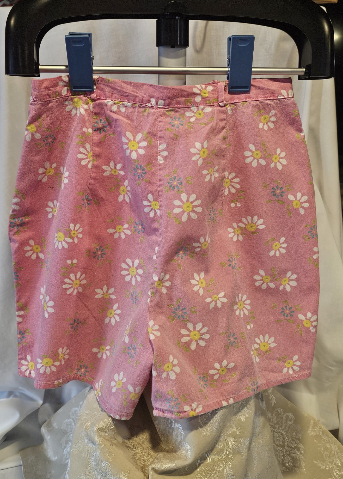 Vintage Womens Side or Back Zipper High Waisted Shorts 3 Piece Lot 28″ Waist