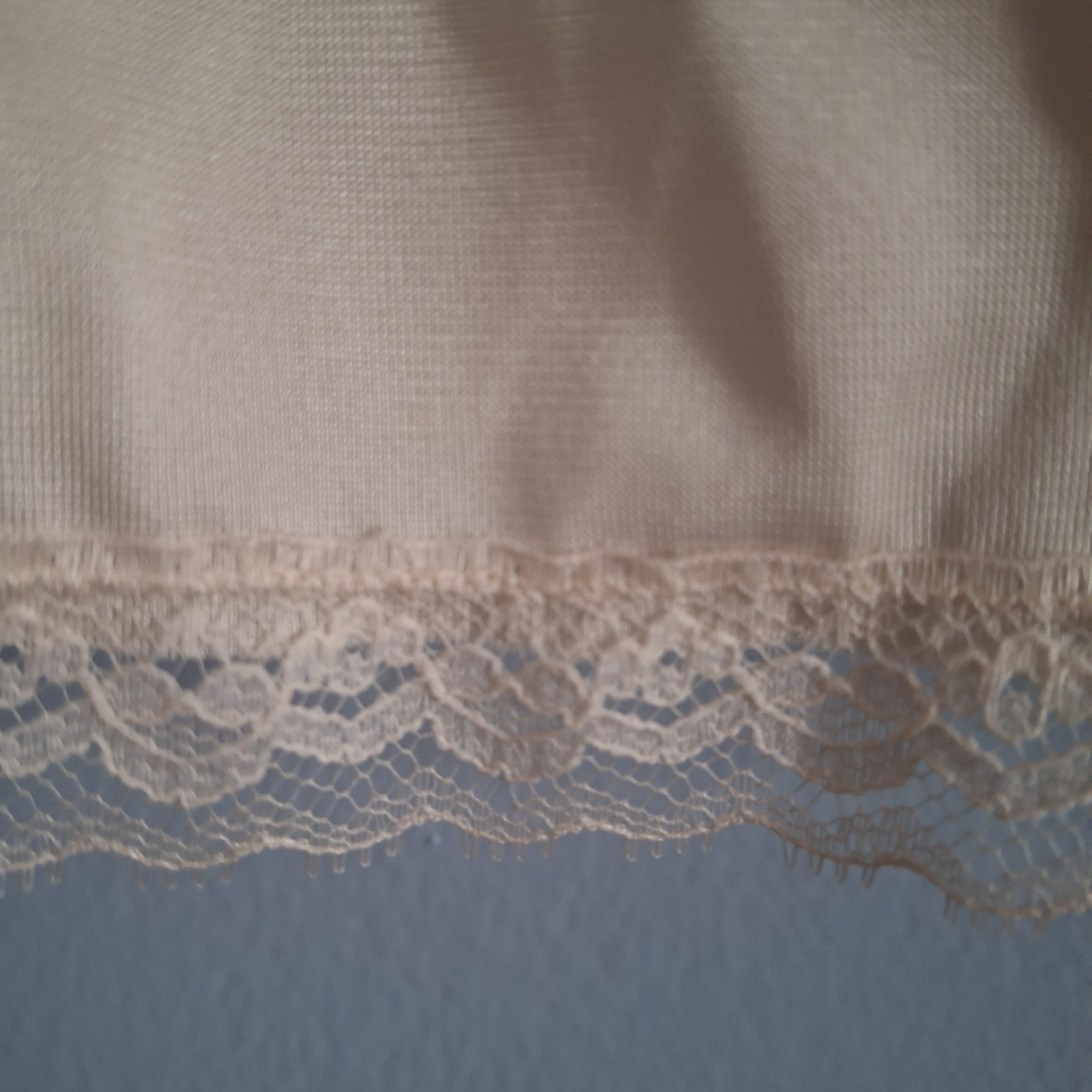 Vintage LORRAINE Half Slip Size 3X NWT Ivory Off White 26″ Length Lace Trim