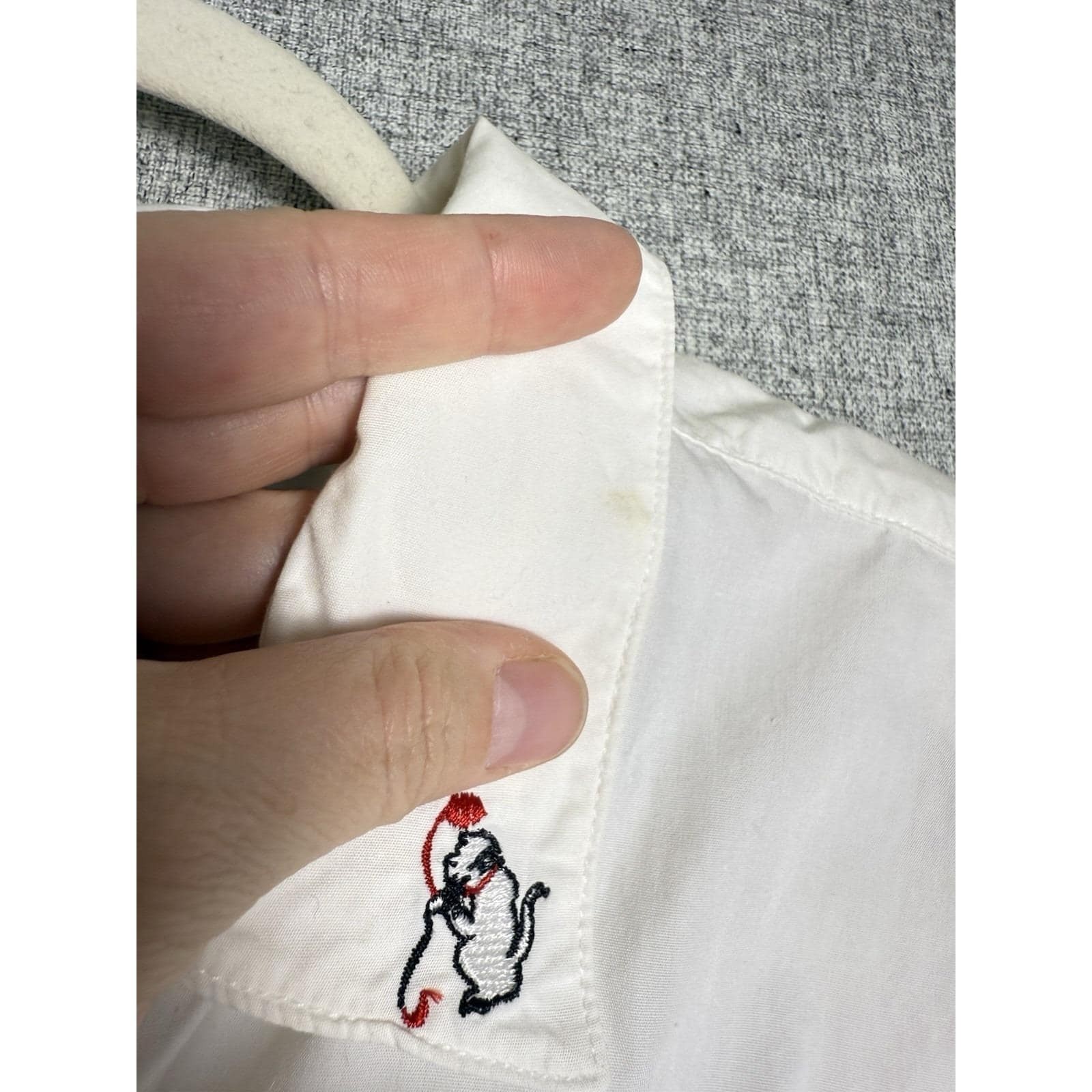 Vtg 80s/90s Capacity Woman Button Down Kitty Cat Dog Embroidery Shirt XXL
