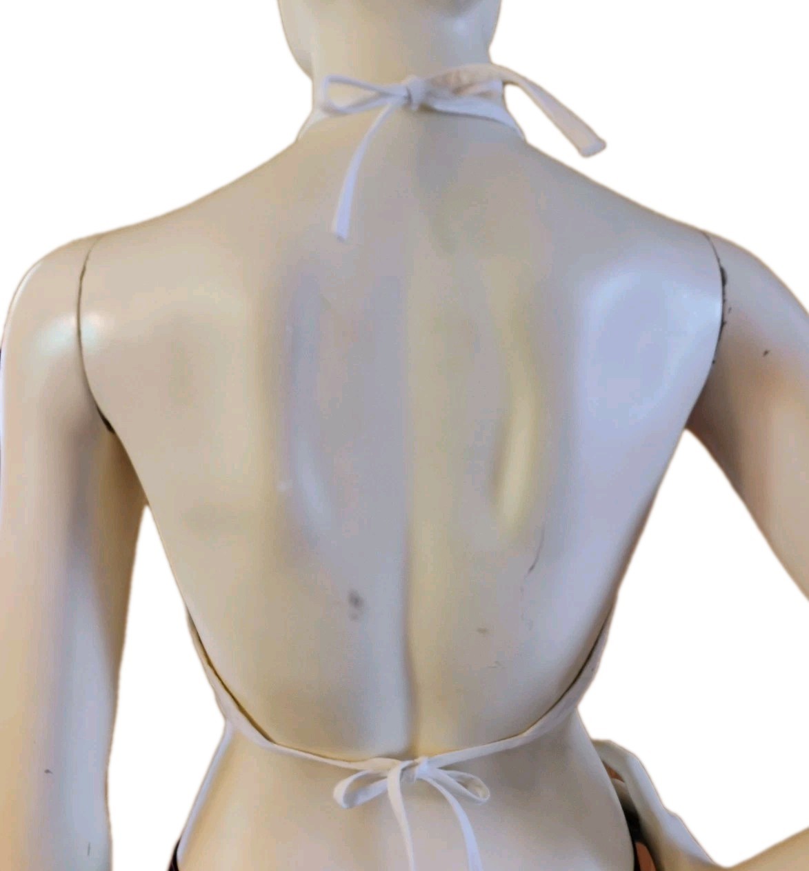 RARE VTG 70’s Cottagecore CHIC „King Kole” White Eyelet Hippie Halter XS