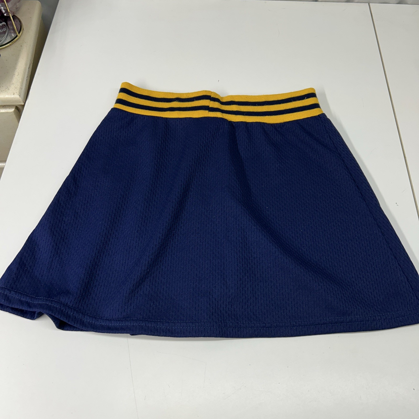 VTG Y2K Voice Blue Gold Cheer Skirt Jersey Sz M USA