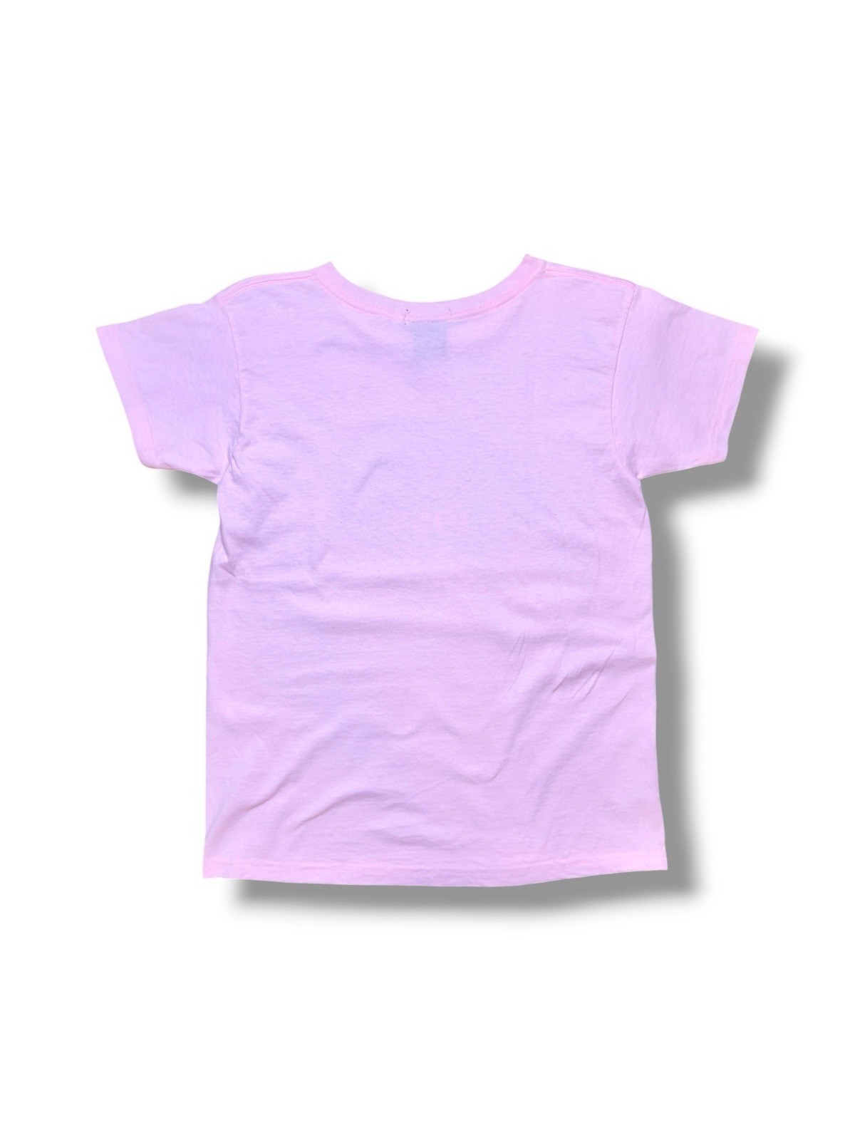 Vintage Light Pink Tee with Purple 1955 Graphic – Made In The 90’s Large