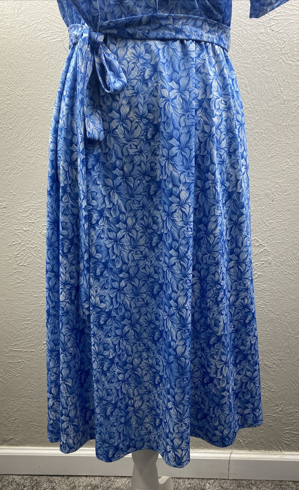 Haband For Her Dress Blue Floral Summer Daytime Dress