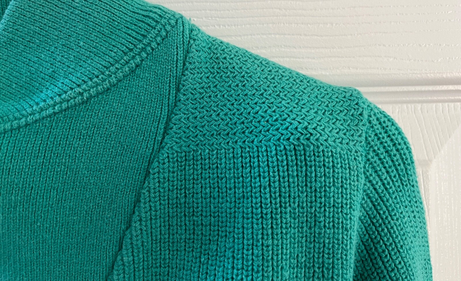 Vintage 1981 Alps Rugged Outdoors Green Cotton Fatigue Henley Sweater Womens XS