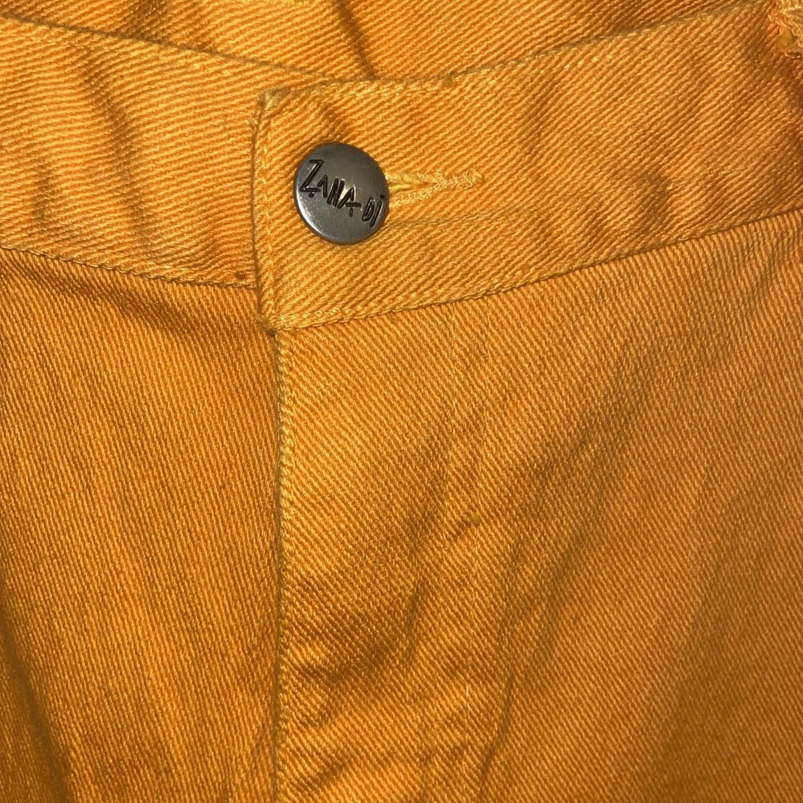 Vintage Pants Zandi Di Size 22 Orange 90’s Y2K Era Denim Stretch Skinny Ankle