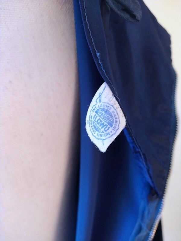 True VTG C. ’64-68 Cocktail Dress SM (US 4-6) Blue Crushed Velour Velvet Shift