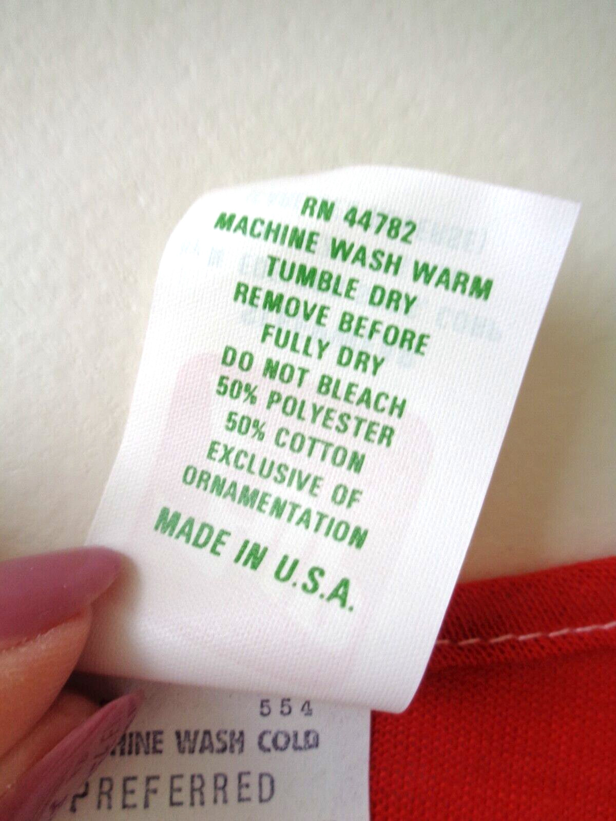 7UP DESIGN TOP SLEEPWARE RED & WHITE STRIPE NEW OLD STOCK VINTAGE/RETRO 70’s-80S