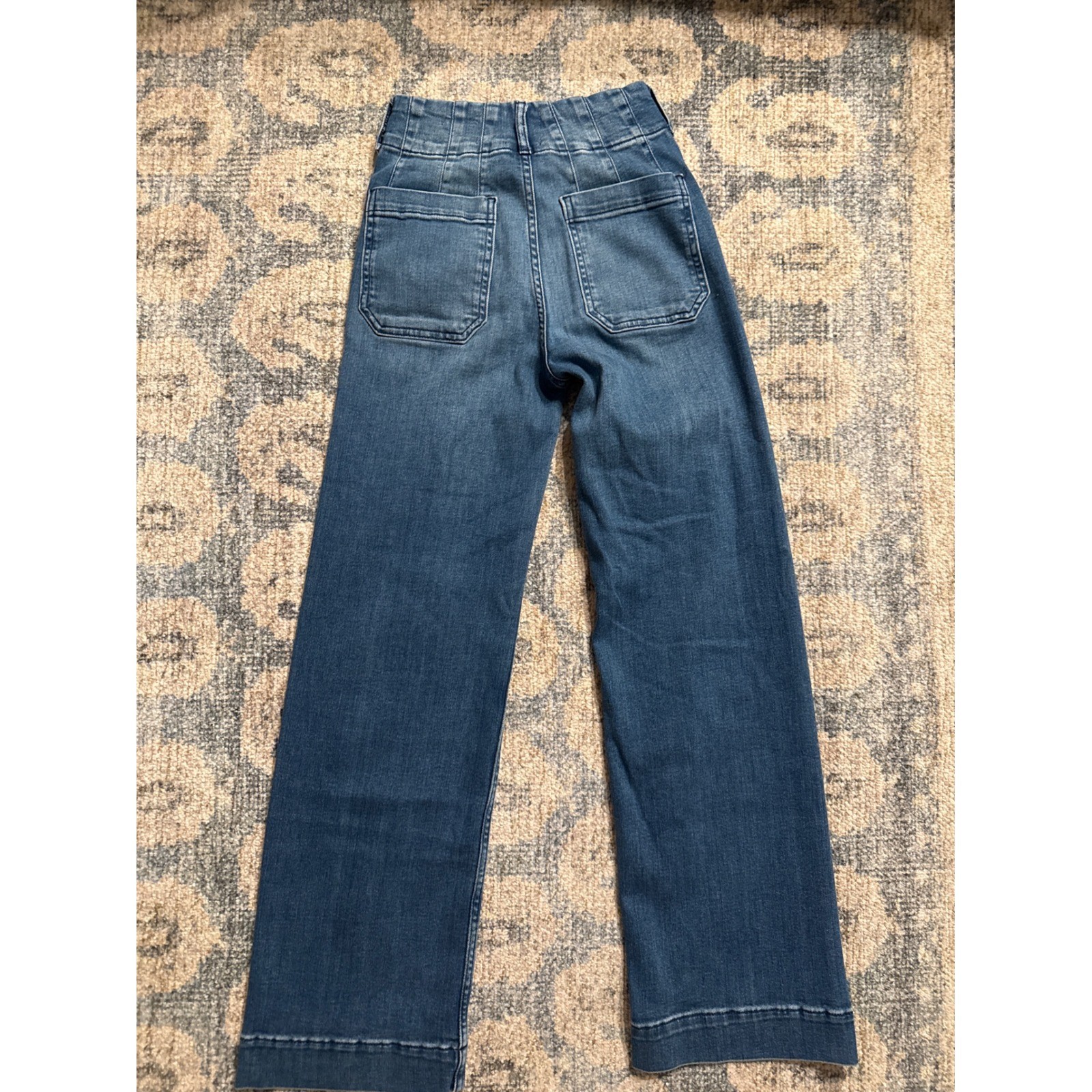 Anthropologie Maeve Colette Wide-Leg Jeans Size 23T Excellent Condition