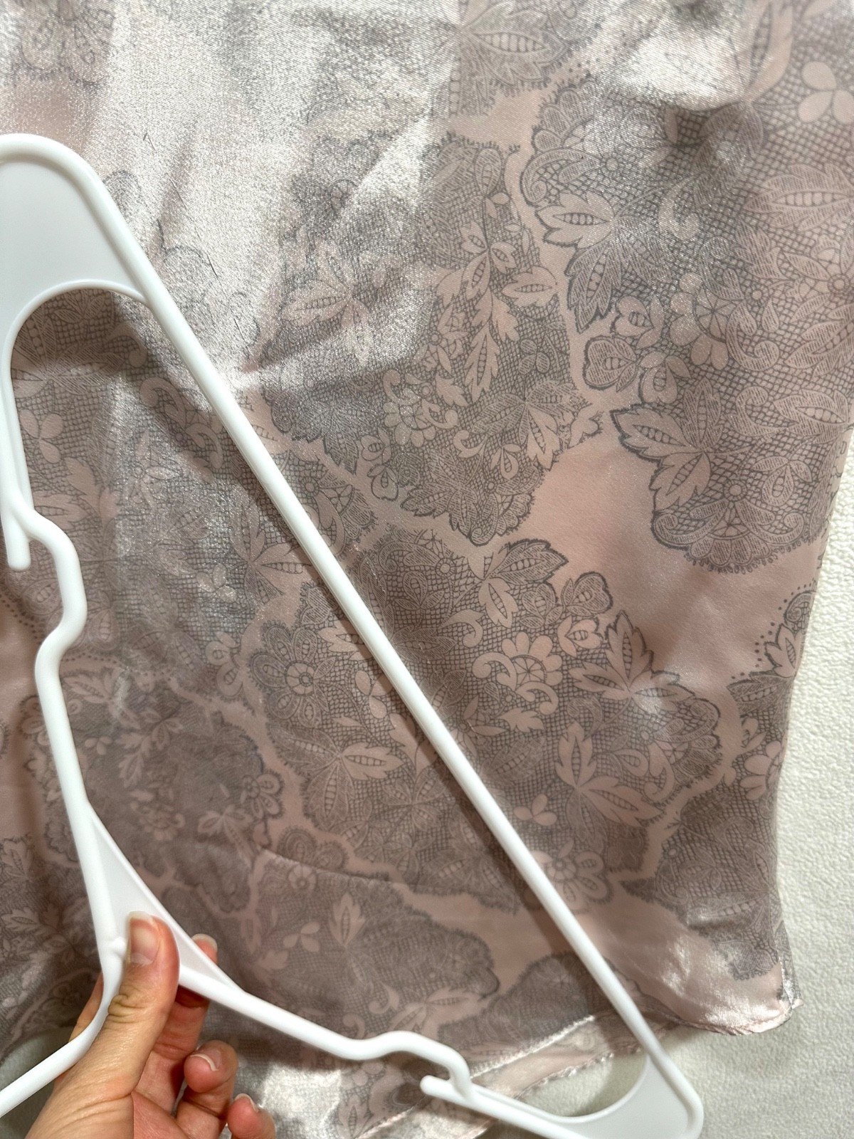 Vintage BODY DRAMA Pink Patterned Cami Slip Dress