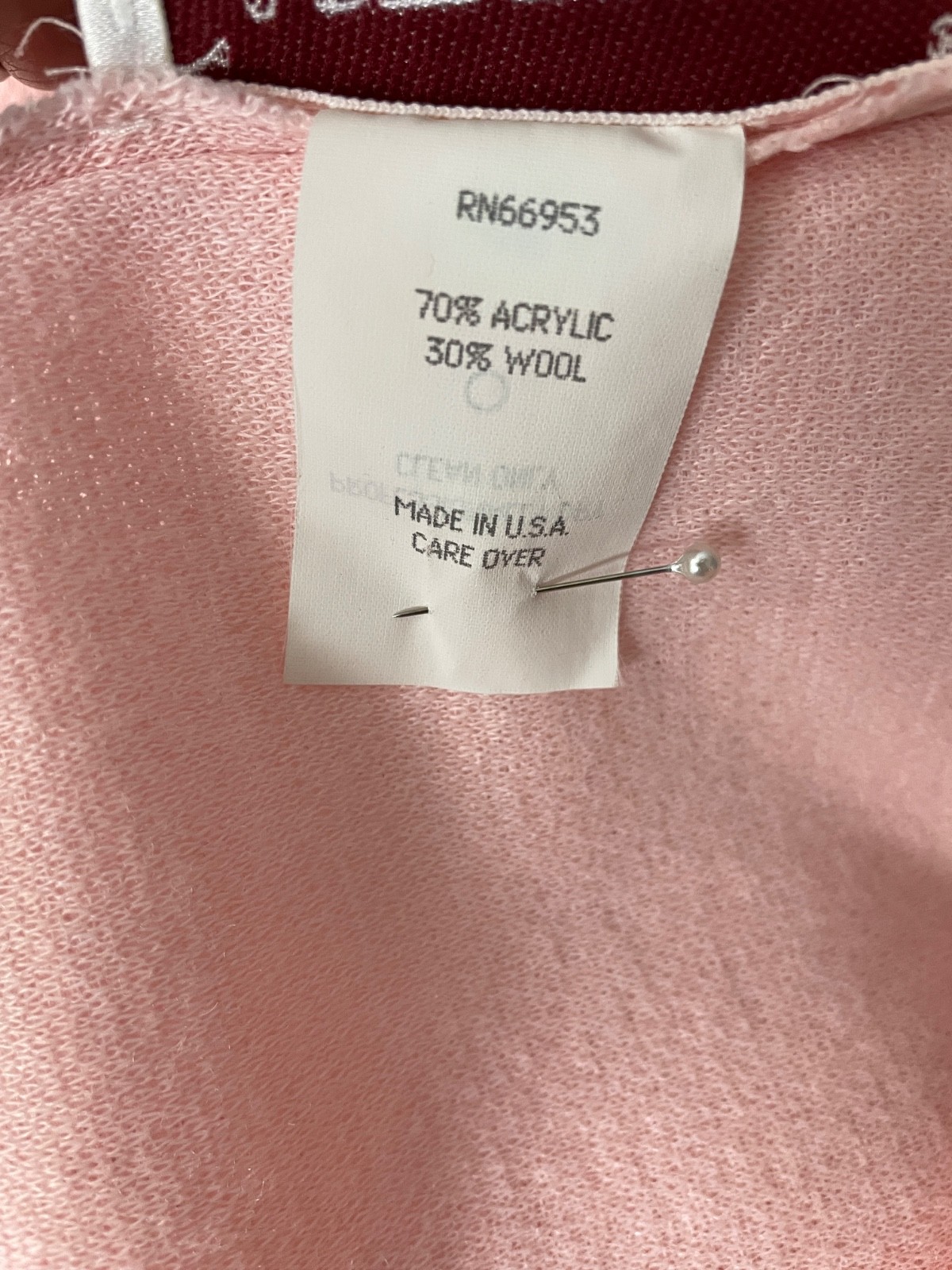 VTG Castleberry Shift Dress Womens 12 Pink Knit Country Club Old Money 80s