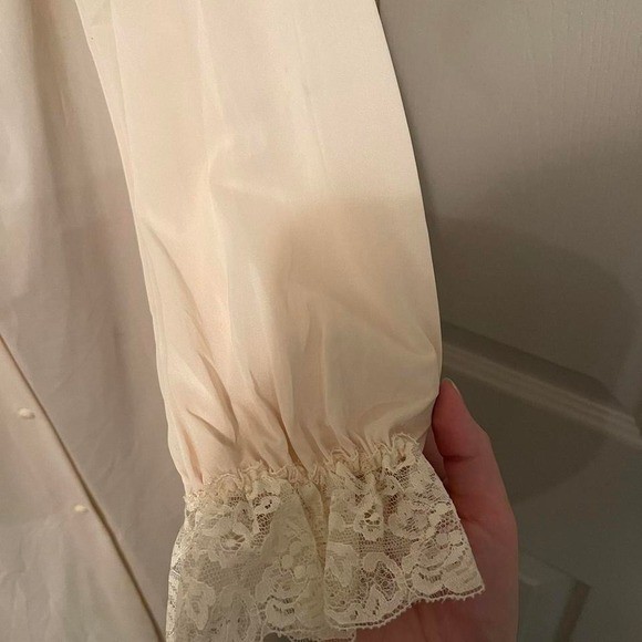 Vintage Nighgown Cottagecore Lace Pink Coquet Whimseygoth Dress