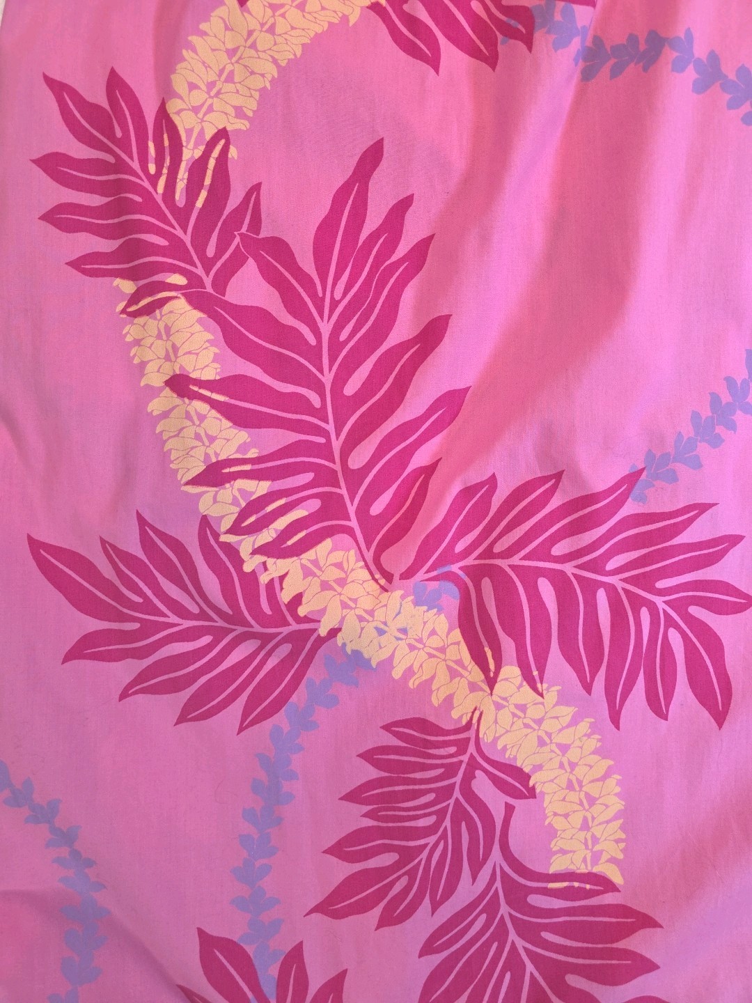 Vintage (Cut Tag) Pink Hawaiian Muumuu Hula Fishtail Dress – Size S