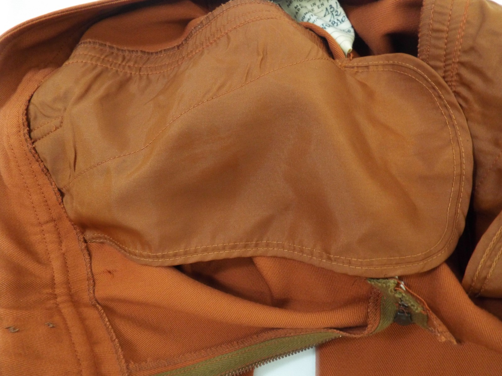 VTG 1970s Yves Saint Laurent Rive Gauche Rust Brown Wool Pants Wide Trousers YSL