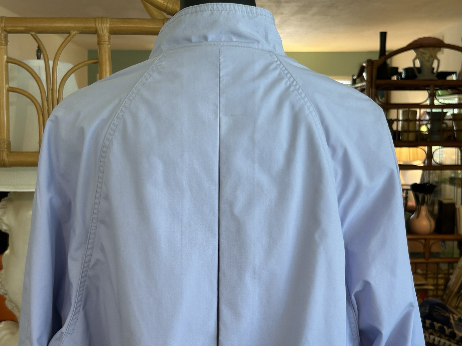 Vintage Head Sports Wear Periwinkle Blue Ski Windbreaker Jacket Petite L Large