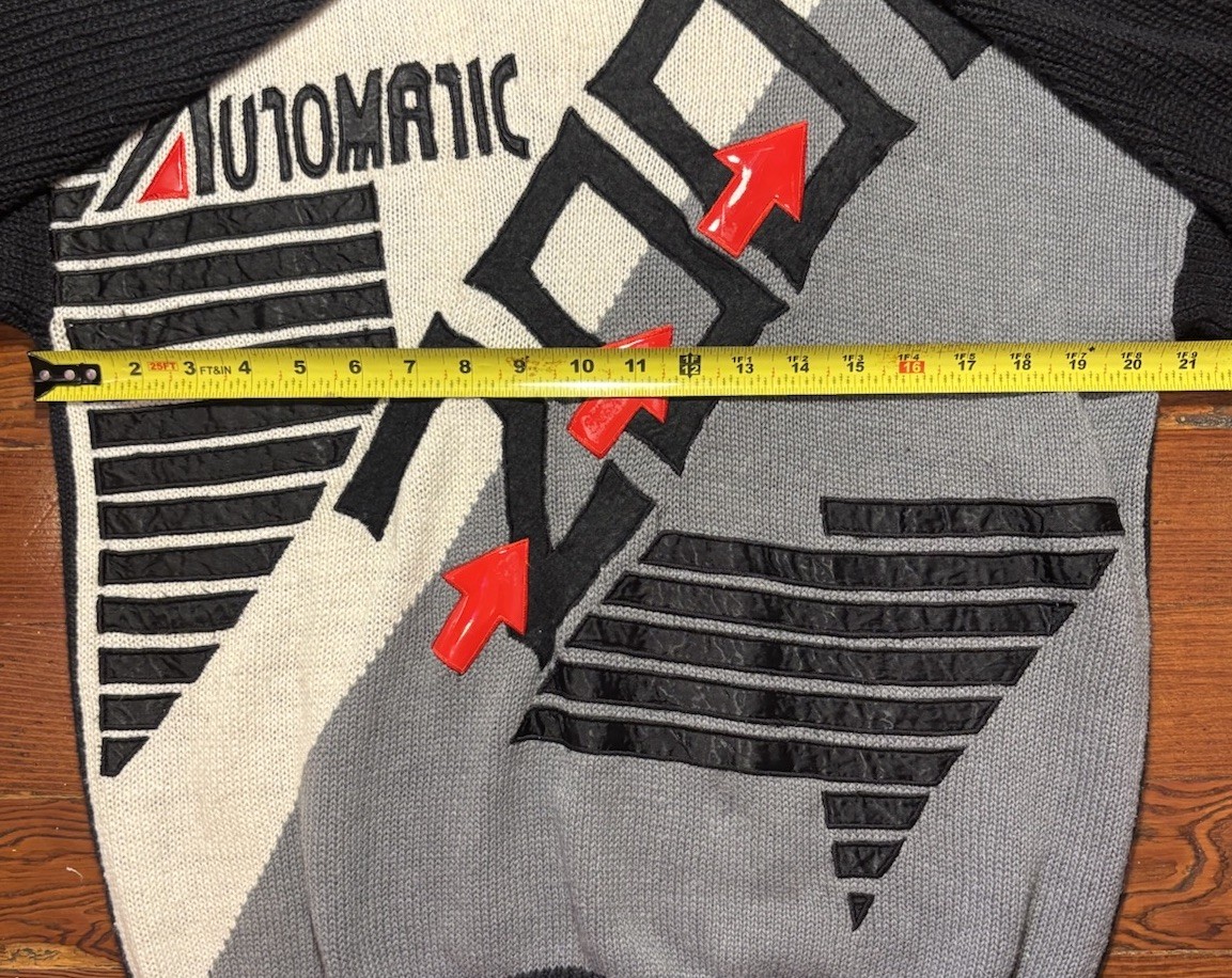 Rare Vintage Bonnie Boerer Pret Automatic 2001 Long Sleeve Sweater Size Small