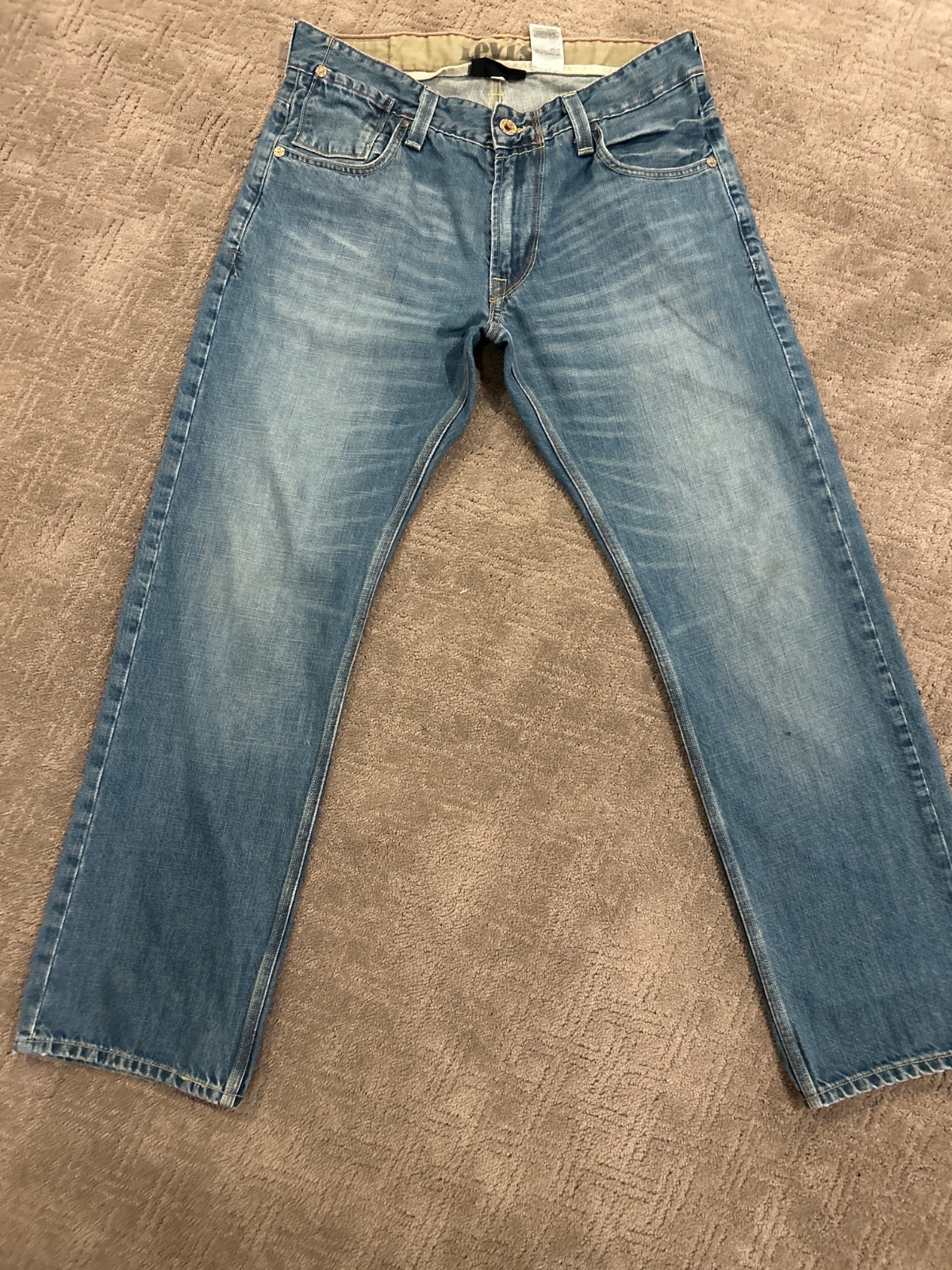 Vintage Y2K Levi’s 701S, Asymmetric Stitching, Mismatched Factory Sample