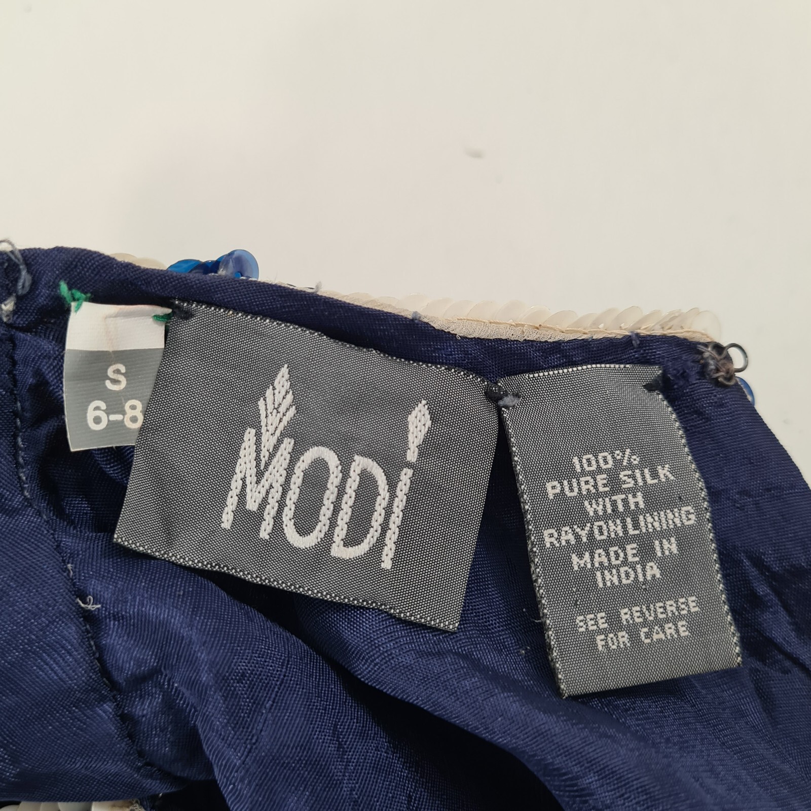 Vintage Modi American Flag Patriotic Sequined Top Size S (6/8)