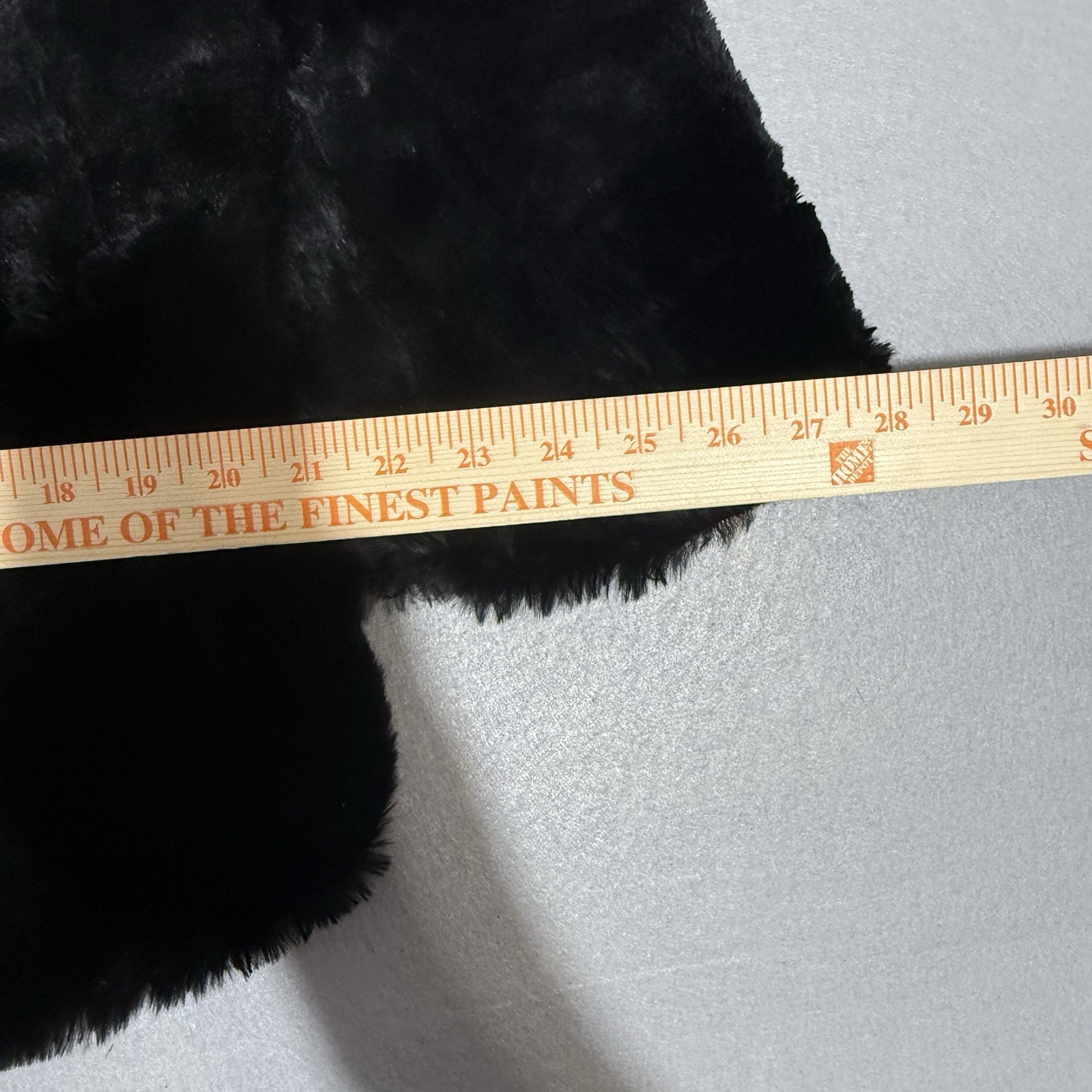Vintage CF Carlson 1960s Real Black Rabbit Fur Stole Great Condition USA Made