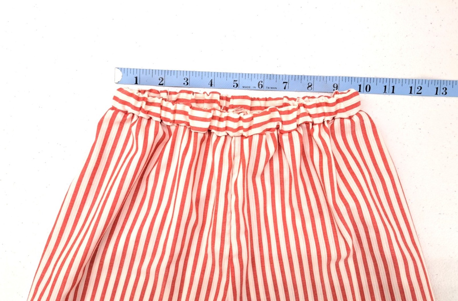 Vintage Candy Striper Uniform 1970s Red White Top Pants Hat 3 Piece Set Imperial