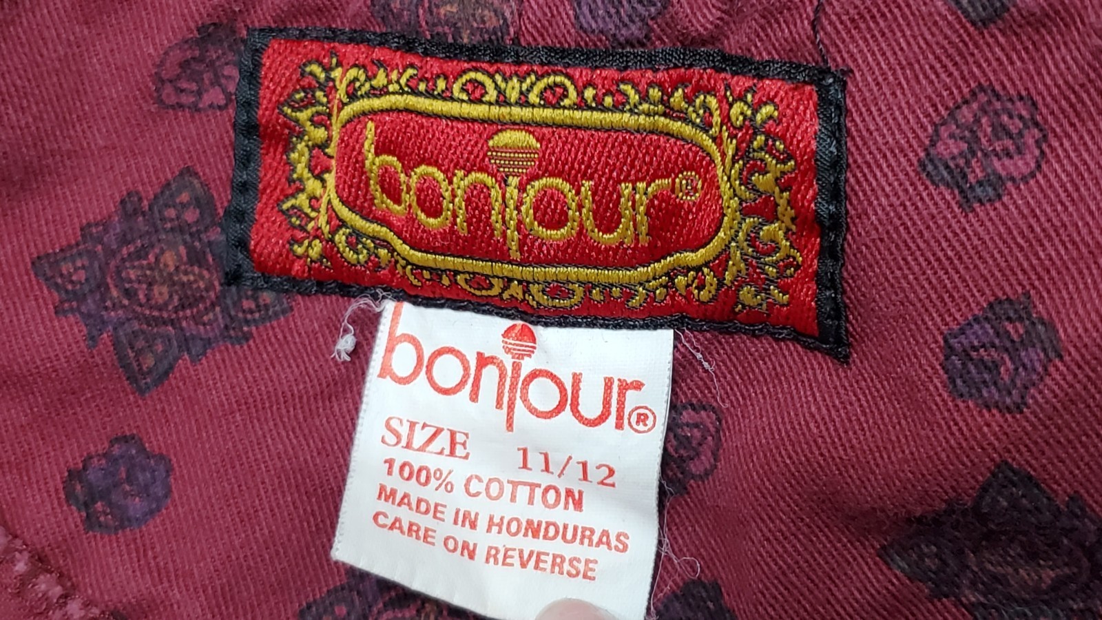 Vtg Bonjour High Waisted Pants Pleated 80s 90s Size 11/12 Tapered