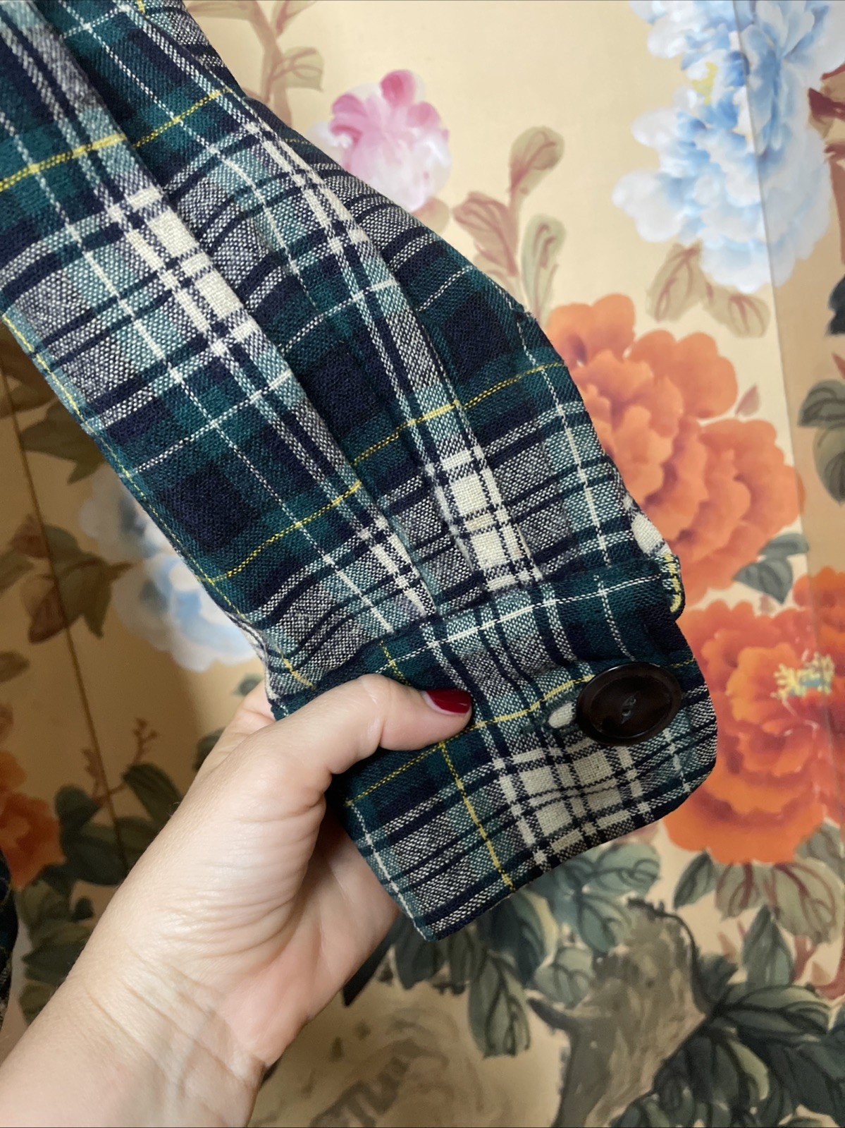 Vintage 1940s Sz S/M Pendleton Pure Wool Plaid Shirt Jacket ’49er Chore Coat
