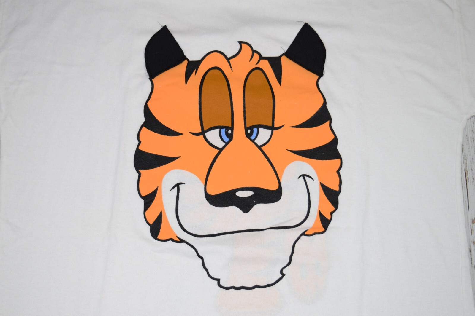 VINTAGE 90S FLIRTS TIGER 3D PRINT 2-SIDED SLEEPING SHIRT ONE SIZE RARE WOMENS OS