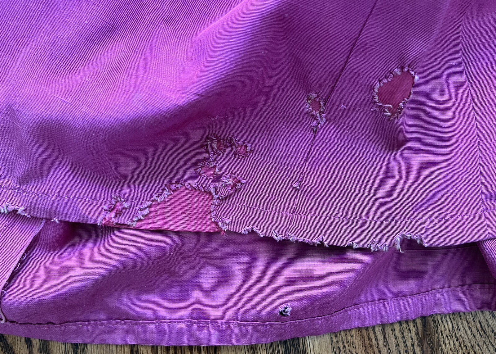 Vintage 1940s Fred Perlberg Dance Originals Mauve Formal Dress Matching Gloves